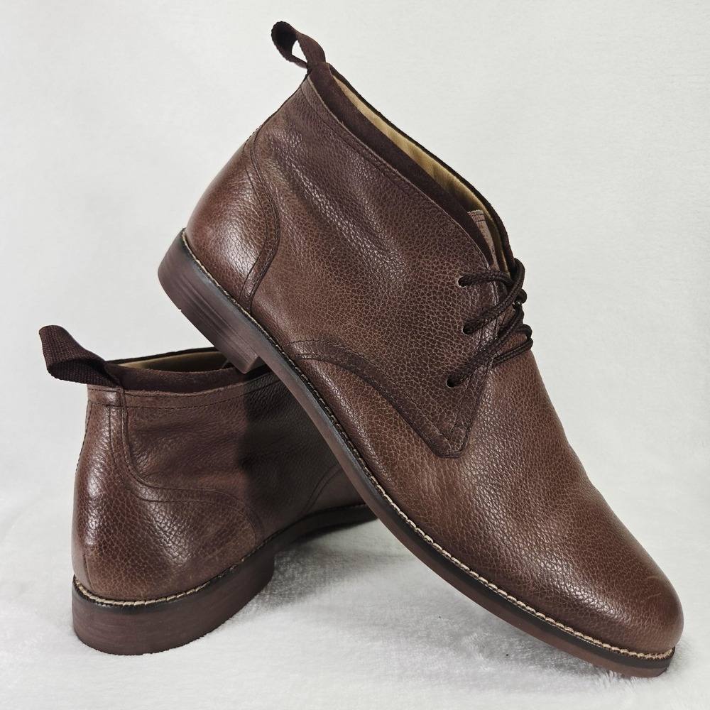 Cole Haan Shoes Mens 11 Brown Leather Curtis Chukka Boots Ankle Lace Up Casual